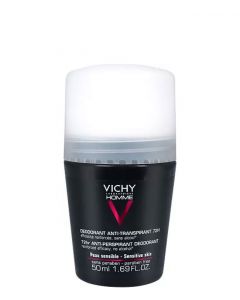 Vichy Homme Deodorant Extreme Anti Perspirant Roll On, 50 ml.
